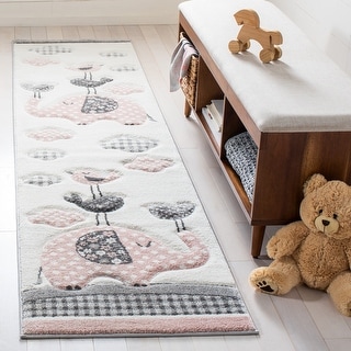 SAFAVIEH Carousel Kids Merja Elephant Rug