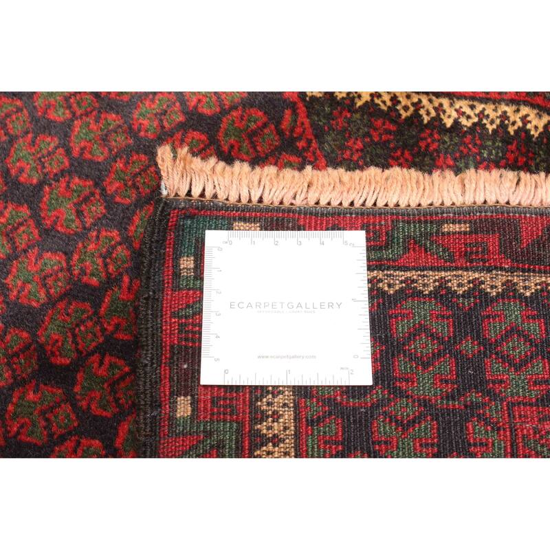 ECARPETGALLERY Hand-knotted Teimani Black Wool Rug - 2'8 x 4'2