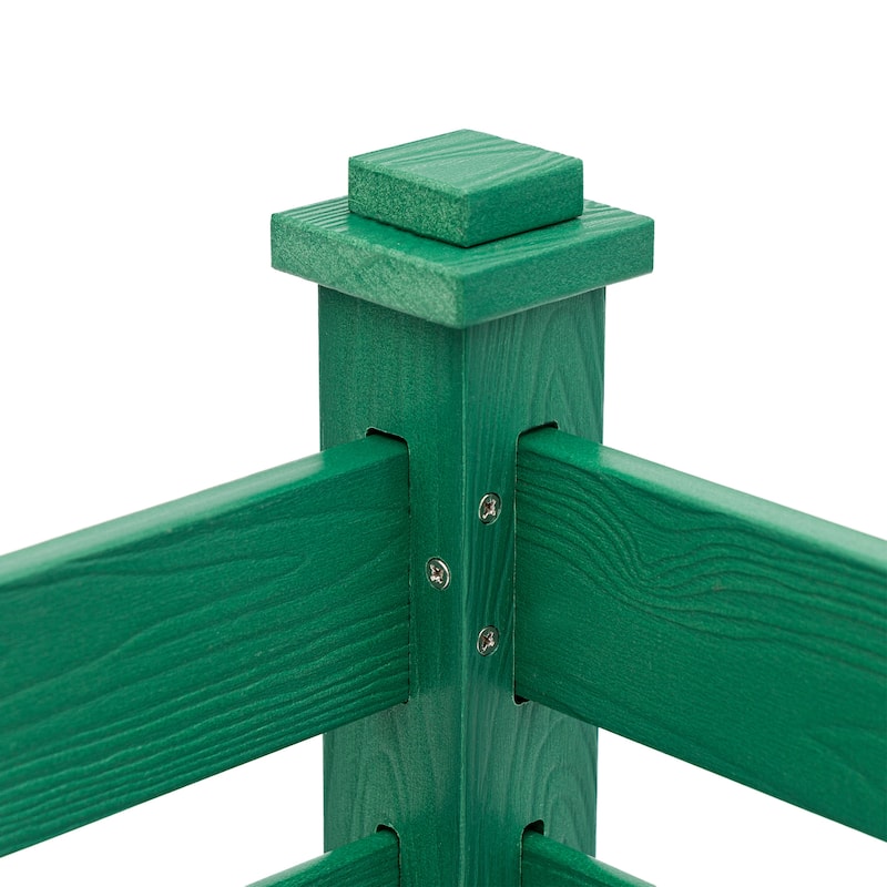 2,4-Panel Courtyard Privacy Fence Without Digging Pits, Easy To Set Up, No Damage To The Ground - 39.3 in. W x 35.6 in. H