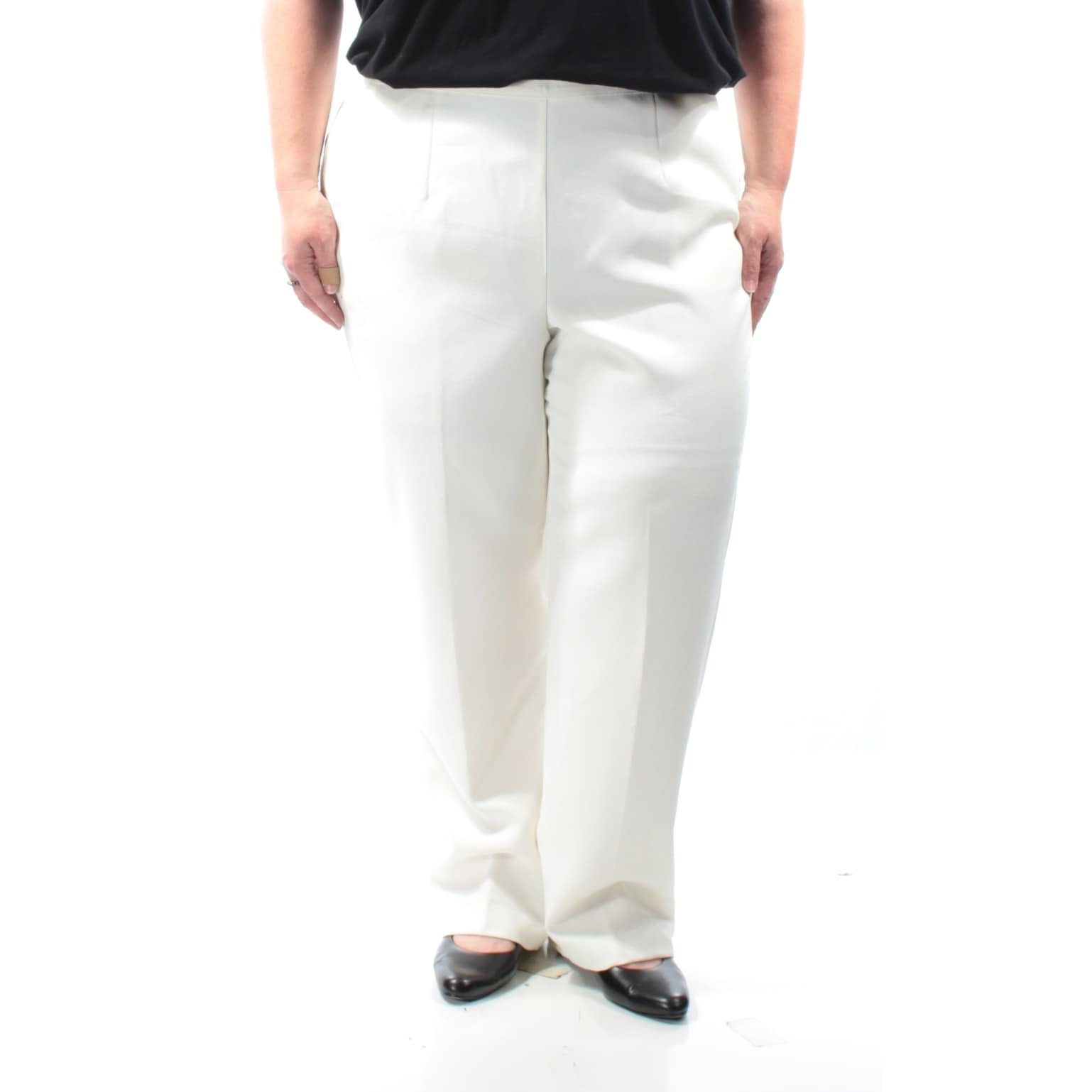 ivory plus size pants