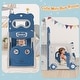 preview thumbnail 9 of 12, Toddler Slide, 9 in 1 Kids Indoor Bus Slide for Toddlers 1-3, Baby Indoor Outdoor Slide Bus Play House Playset Playground
