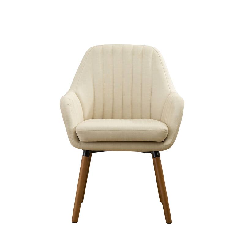 Contemporary Fabric Upholstered Accent Chair