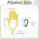 preview thumbnail 2 of 14, Golf Gloves Stretcher, Keeper Support Rack Holder Yellow