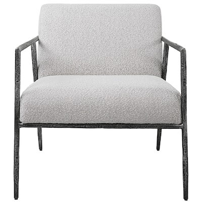 Uttermost 23660 Avila 27"W Contemporary Boucle Upholstered Accent