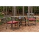 preview thumbnail 32 of 44, Sunbrella 20 x 18 solid fabric seat pad(2 pack) - 20"W x 18"D x 2.5"H