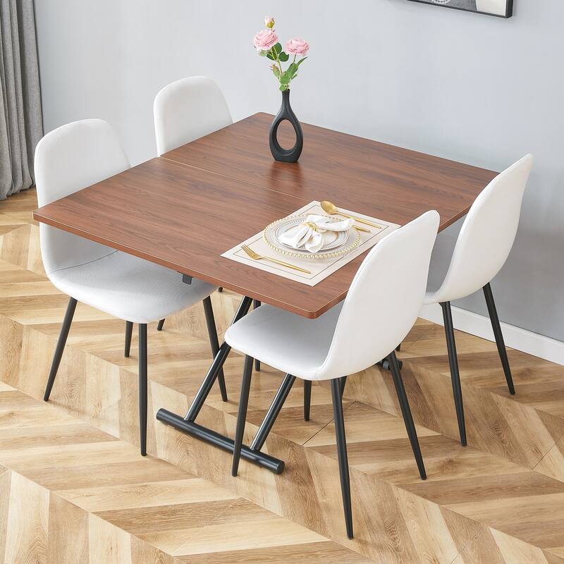 Linen Dining Chairs Side Chairs Table & Chairs Sets, Dining Table Coffee Table Bar Table with Adjustable Height