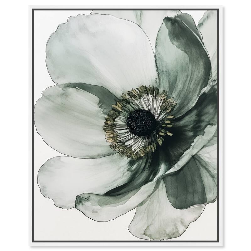 Delicate Stamen II Canvas by Art Remedy - White - 16" x 20"