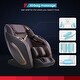 preview thumbnail 23 of 26, Ghaw Modern Faux Leather LED Zero Gravity Massage Chair with Bluetooth Speaker and USB Port by Furniture of America