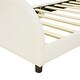 preview thumbnail 45 of 48, Cute Upholstered Bed Frame Cloud-Shaped