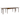 Extendable Dining Table - Seats 12, Rectangular Table, Large Dining Room, Amish Brown Finish - 134