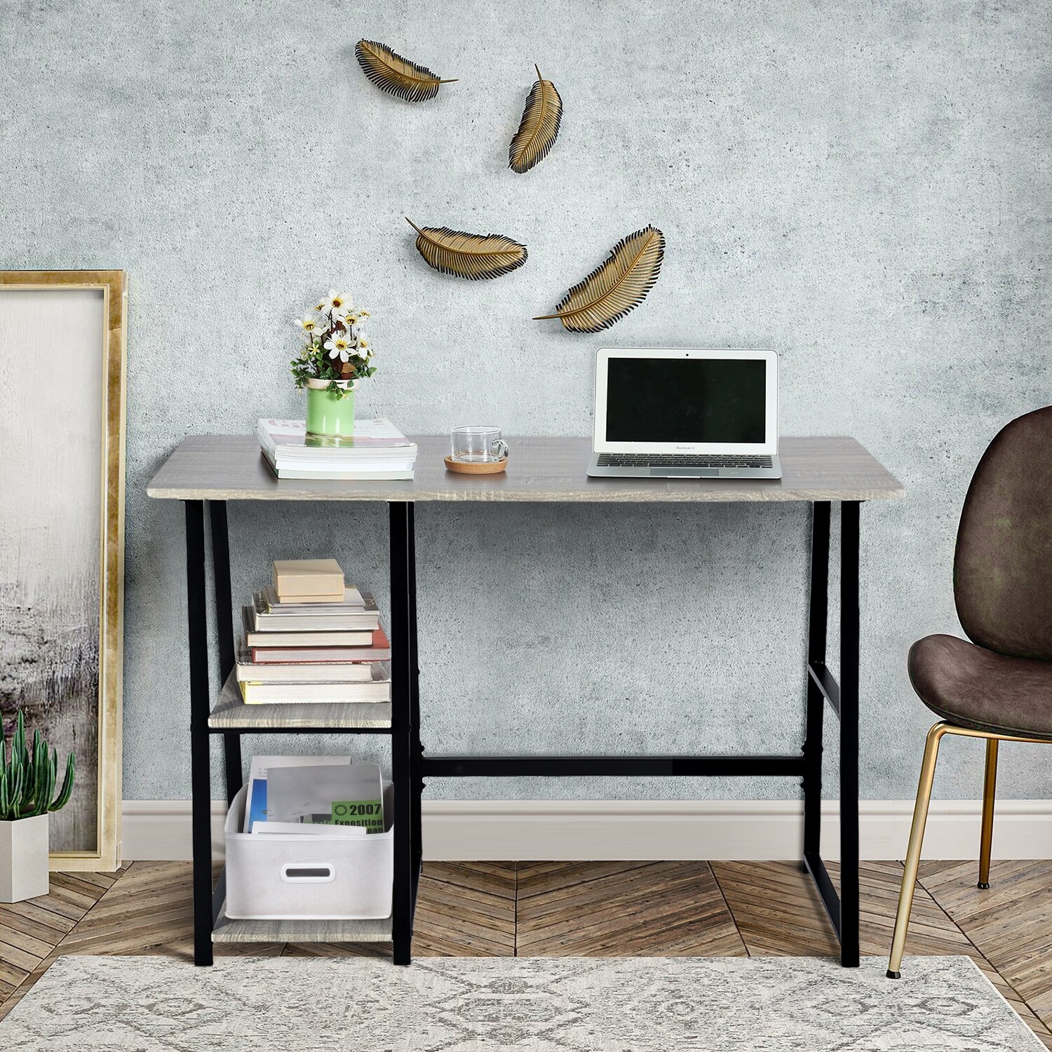 Carbon loft abrahams computer writing desk new arrivals