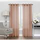 Eclipse Liberty Light-filtering Sheer Single Curtain Panel - 108 Inches - Cameo