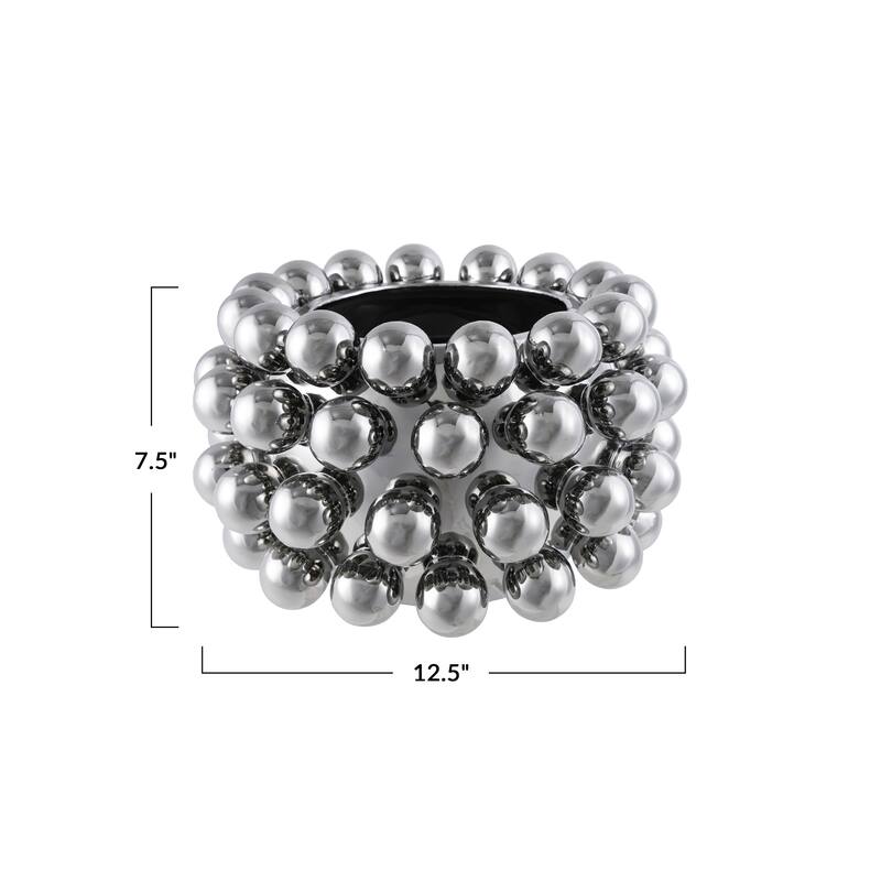 Stoneware Planter with Balls