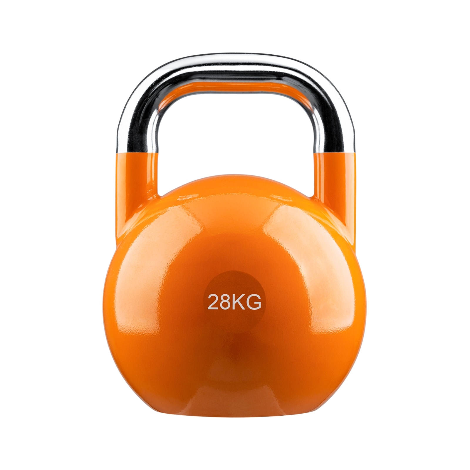 Sæt ud derefter ego VENTRAY HOME Steel Kettlebell, Competition Kettle Bell for Weight Training,  Exercise Fitness Weight Set, 28kg/61.7lbs, Orange - On Sale - - 37497495