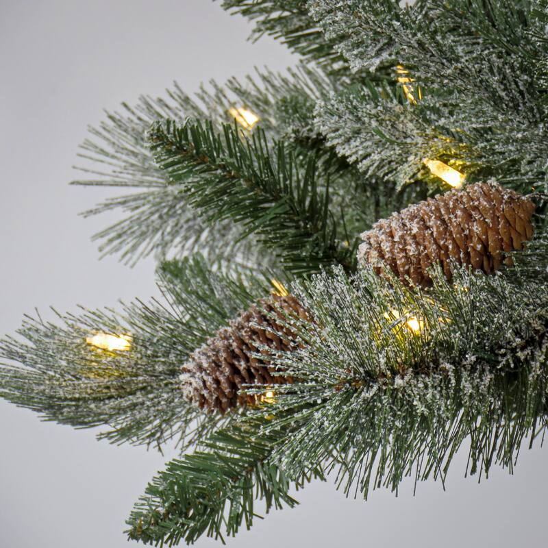 National Tree Company 7.5 ft. Pre-Lit Conconully Pine Tree with LED Lights - 7.5 Foot