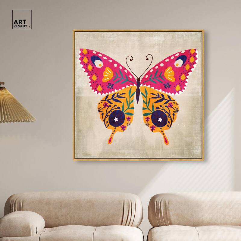 Butterfly Wings II Canvas by Art Remedy