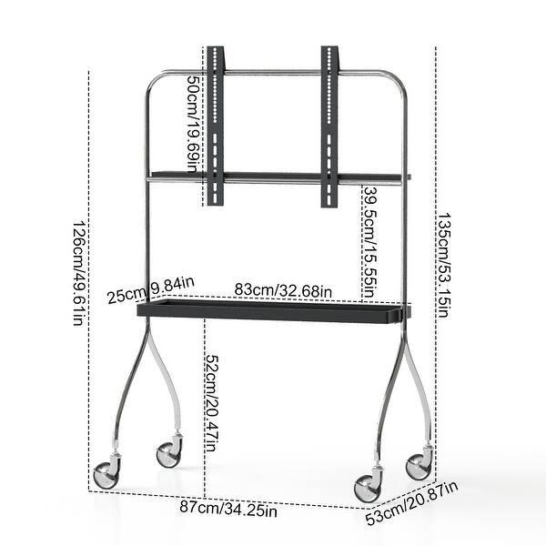 dimension image slide 0 of 2, Movable TV Stand