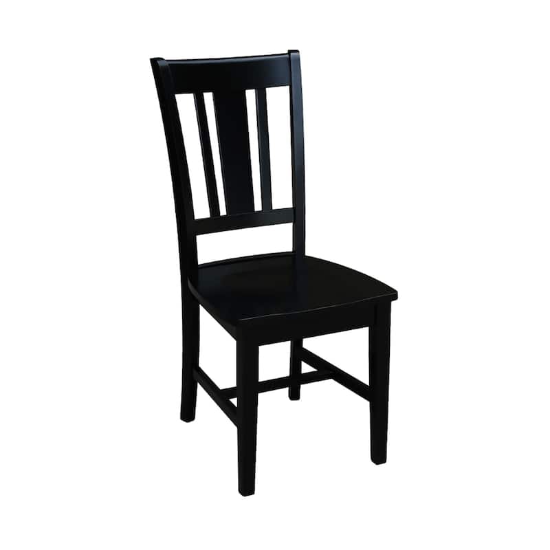 International Concepts Solid Wood San Remo Splatback Chairs - Set of 2