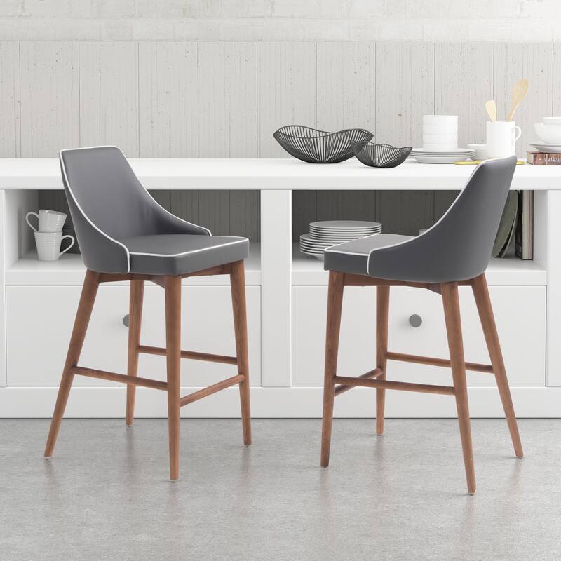 Bear Valley Counter Chair Dark Gray - N/A