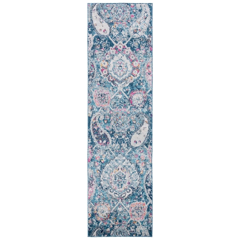 SAFAVIEH Madison Belle Boho Glam Paisley Pattern Area Rug