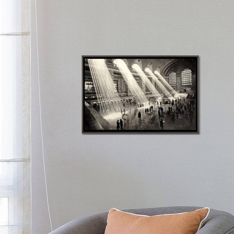 iCanvas "Grand Central Terminal, New York c.1930 " by Rue Des Archives Framed