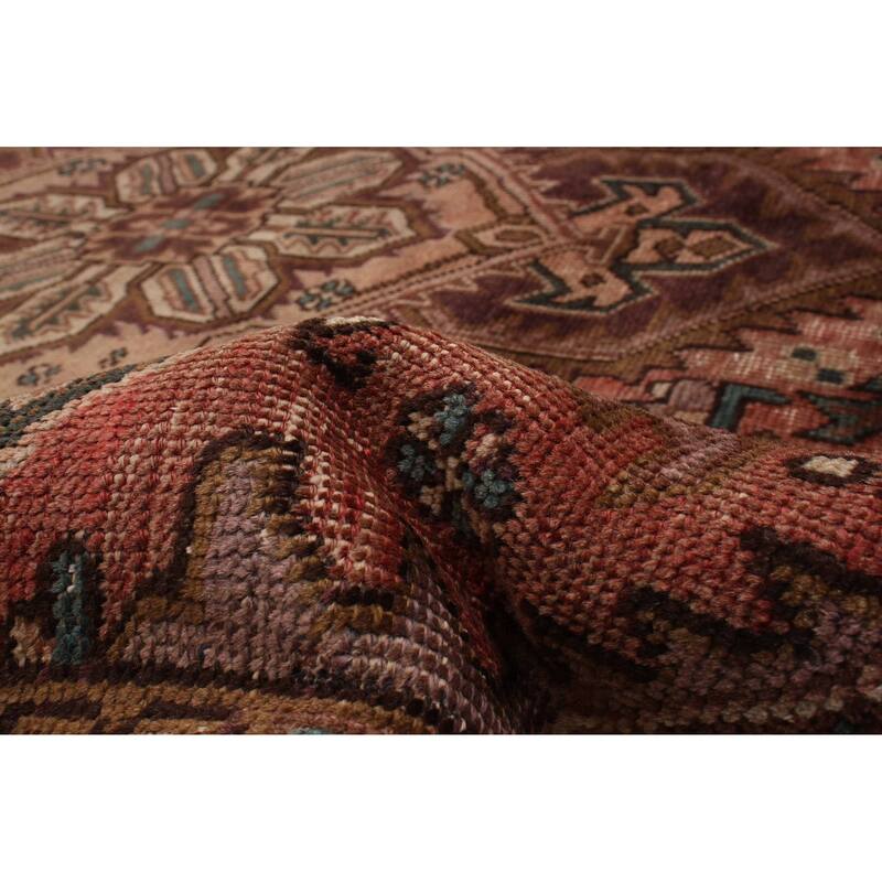 ECARPETGALLERY Hand-knotted Sarabi Red Wool Rug - 7'9 x 11'3