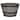 L&G 12 in. H X 19 in. W X 19 in. D X 19 in. D Polyresin Whiskey Barrel Planter Oak