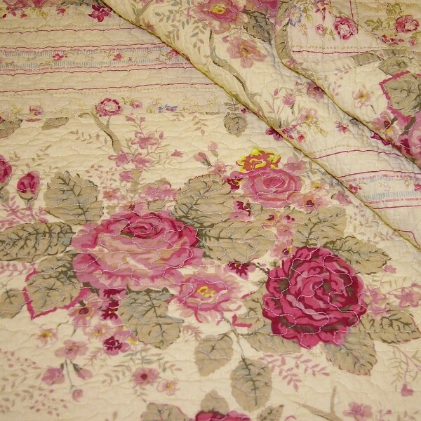 Greenland Home Fashions Antique Rose Throw - Overstock - 3175570