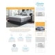 preview thumbnail 7 of 8, Slumber Solutions 14-inch Gel Memory Foam Choose Your Comfort Mattress - White