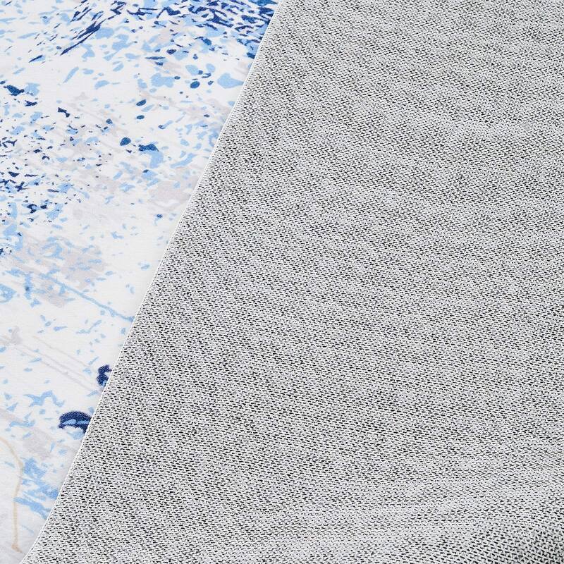 Large Area Rug Floor Mat Modern - 6' x 7'