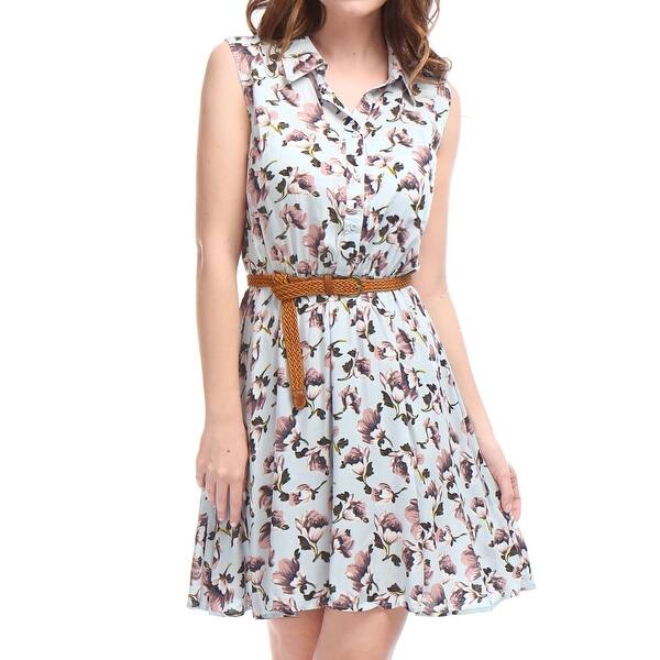 Shop Women S Button Closure Upper Elestic Waist Sleeveless Printed