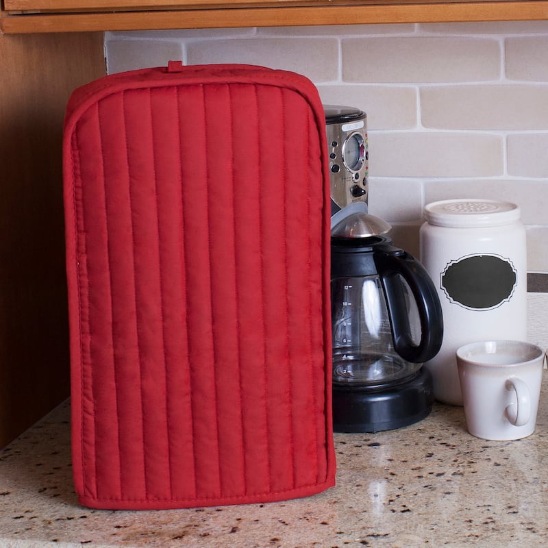 Solid Paprika Mixer/Coffee Maker Cover, Appliance Not Included - N/A