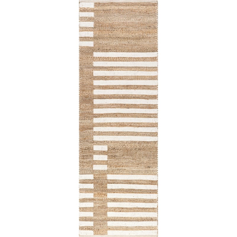 Oberlin Striped Jute Area Rug
