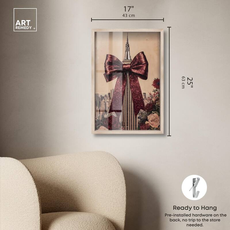 Sparkling Empire State Building Shadowbox by Art Remedy