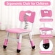 preview thumbnail 6 of 35, Kids Table and 4Chairs Set-Height Adjustable Desk