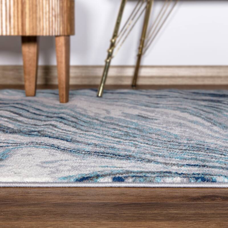 World Rug Gallery Abstract Swirl Area Rug