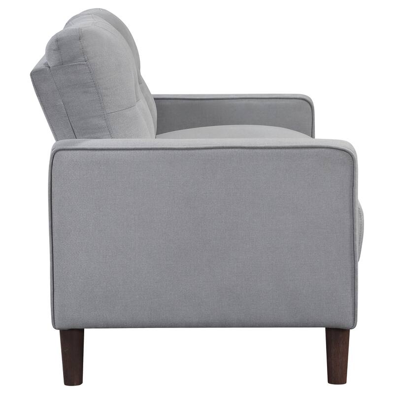 Bowen Upholstered Track Arm Tufted Sofa Set