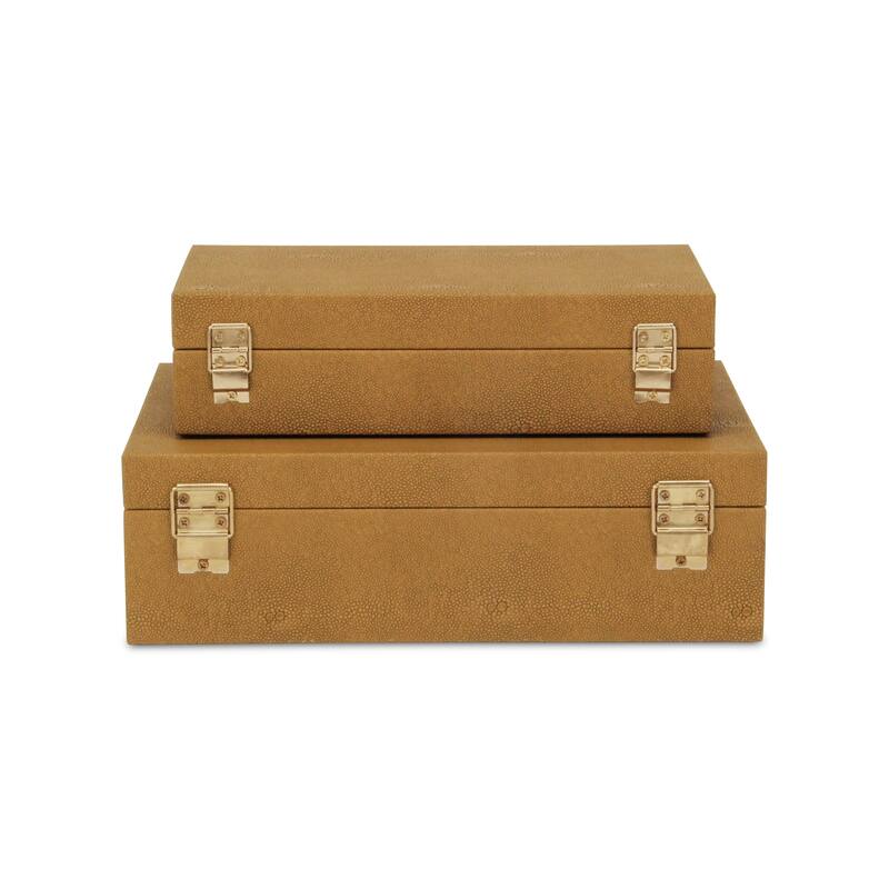 Lusan Black Vinyl Decorative Box Set