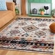 preview thumbnail 1 of 11, SAFAVIEH Vintage Hamadan Fjorela Rug 8' x 10' - Ivory/Black - Rectangle