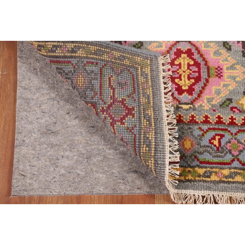 Kazak Oriental Foyer Rug Hand-Knotted Wool Carpet - 3'0"x 5'2"