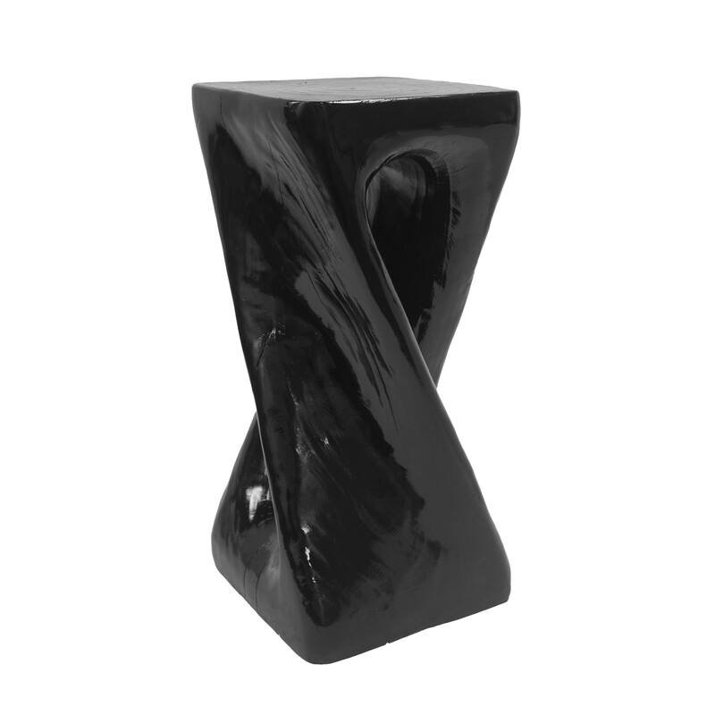 Christopher Knight Home - Stella Twisted Spiral Wood Grain Side Table