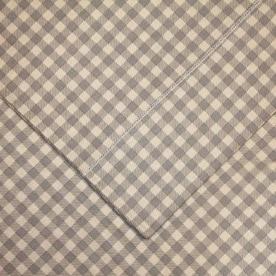 Pointehaven Farmhouse Plaid 180 GSM Cotton Flannel Oversized Duvet Set