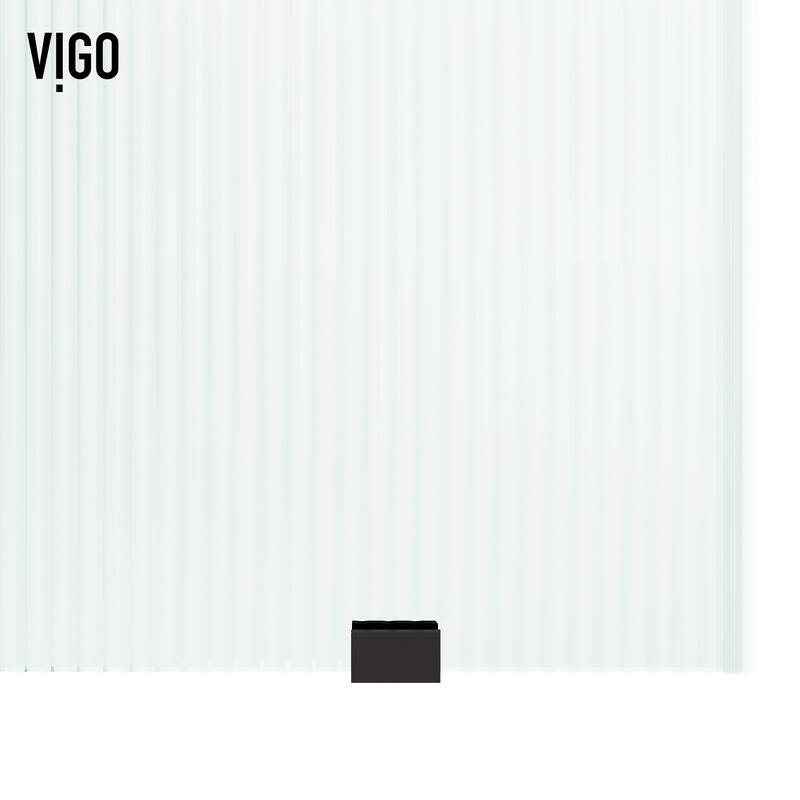 Vigo VG6041FL7274L Elan 74" High x 72" Wide Sliding Frameless Shower
