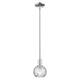 Option Clear Water Glass / Polished Nickel