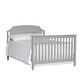 preview thumbnail 4 of 7, HomeRoots Gray Solid and Manufactured Wood Standard Four In One Convertible Crib - 56