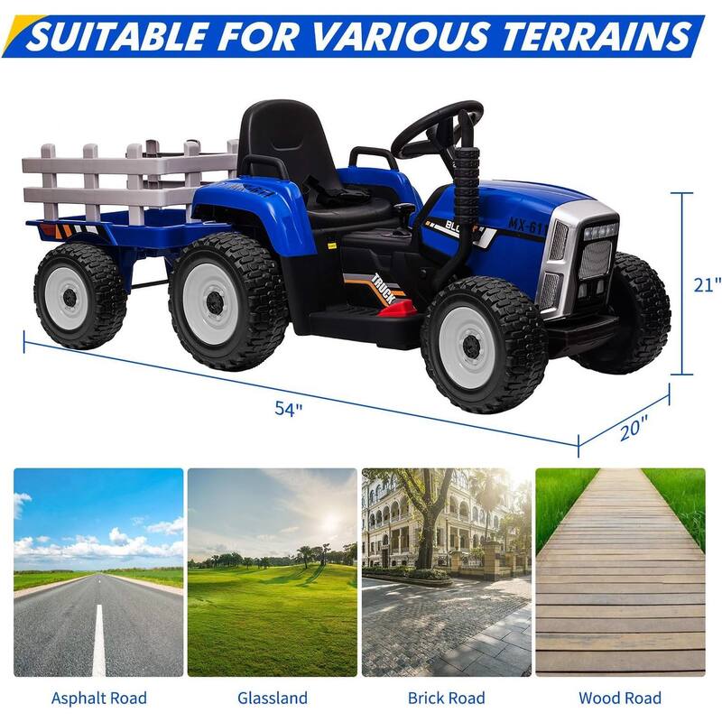 12V Kids Electric Tractor