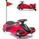 preview thumbnail 21 of 23, Ride on Drift Car,Kids Electric Drifting Go-Kart with 5 Wheels LED Red