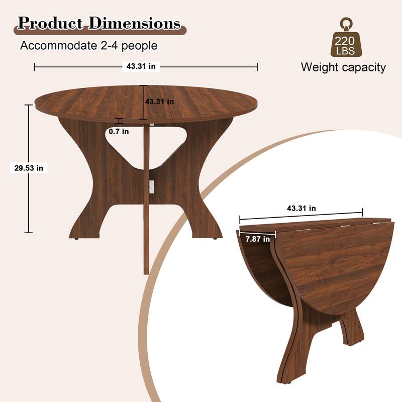Waterproof Meeting Table Home Office Table, Folding Dining Table, Kitchen Table with Folded Profile