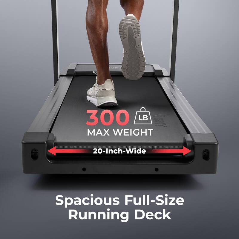 Treadmill Elite Smart Auto Incline 20 Deck T723016 - Dark Gray - 67.7 x 32.9 x 54.9