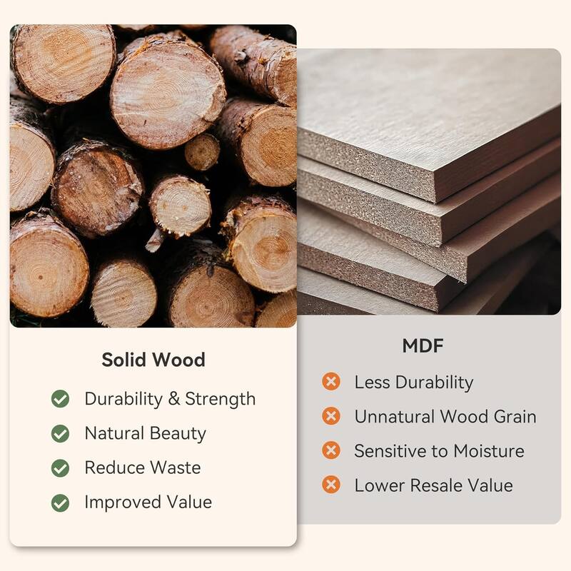 31.5" Solid Wood Lateral Filing Cabinet, File Cabinet with Drawers - 31.5" W x 15.75" D x 33.46" H